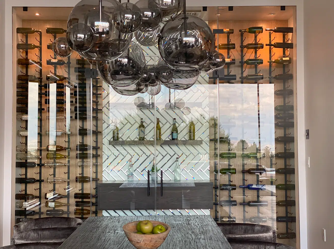 Custom Glass Wine Cabinets in Austin, TX – Photo 02