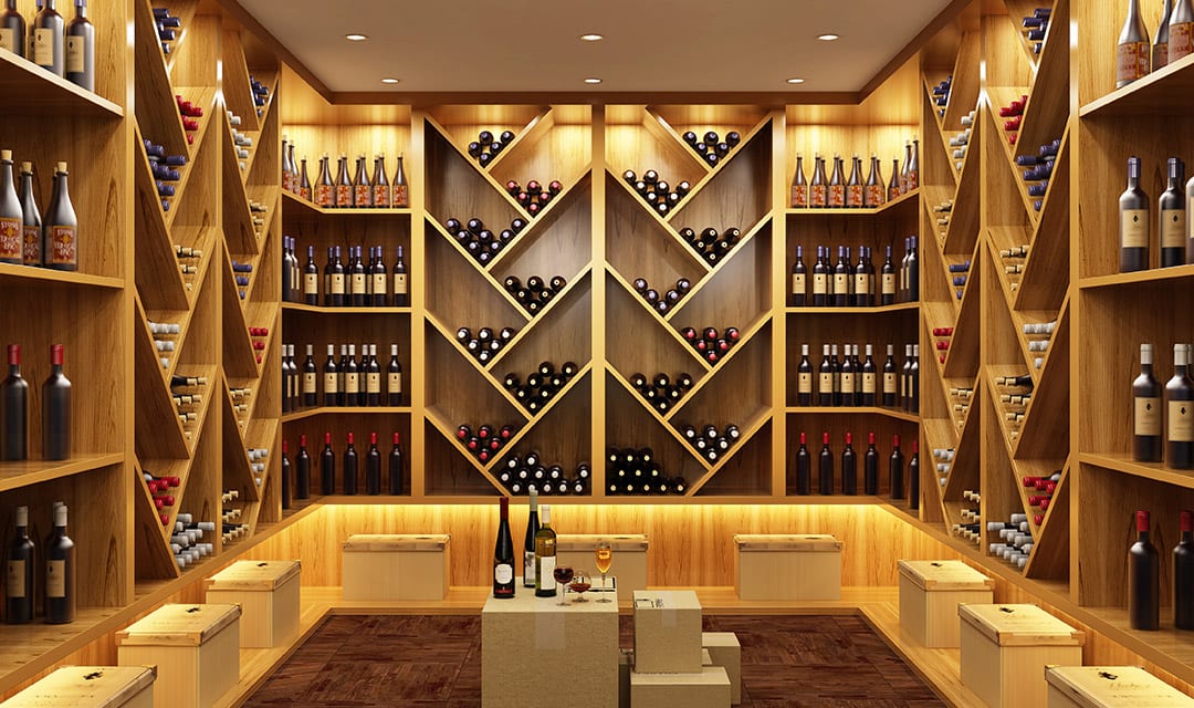 Luxury custom wine cellar example in Austin
